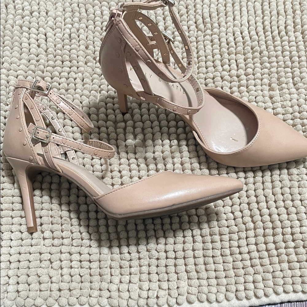 Kelly & Katie Blush Pointed Heels